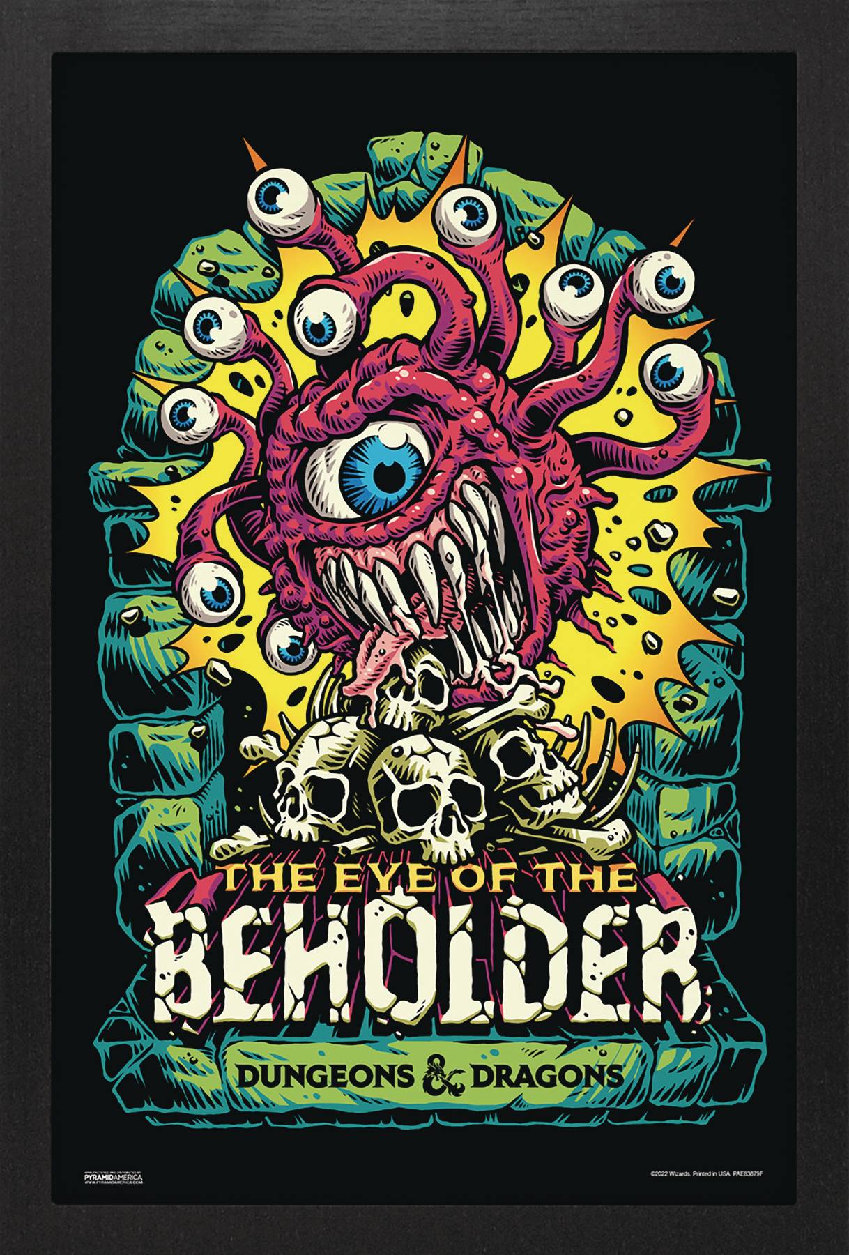 DEC228277 - D&D EYE OF THE BEHOLDER FRAMED PRINT - Previews World