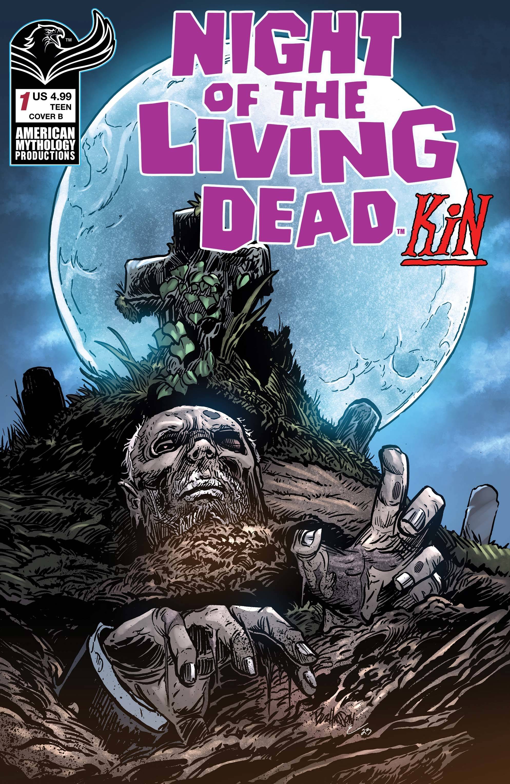 MAR231126 - NIGHT OF THE LIVING DEAD KIN #1 CVR B HASSON OUT OF GRAVE ...