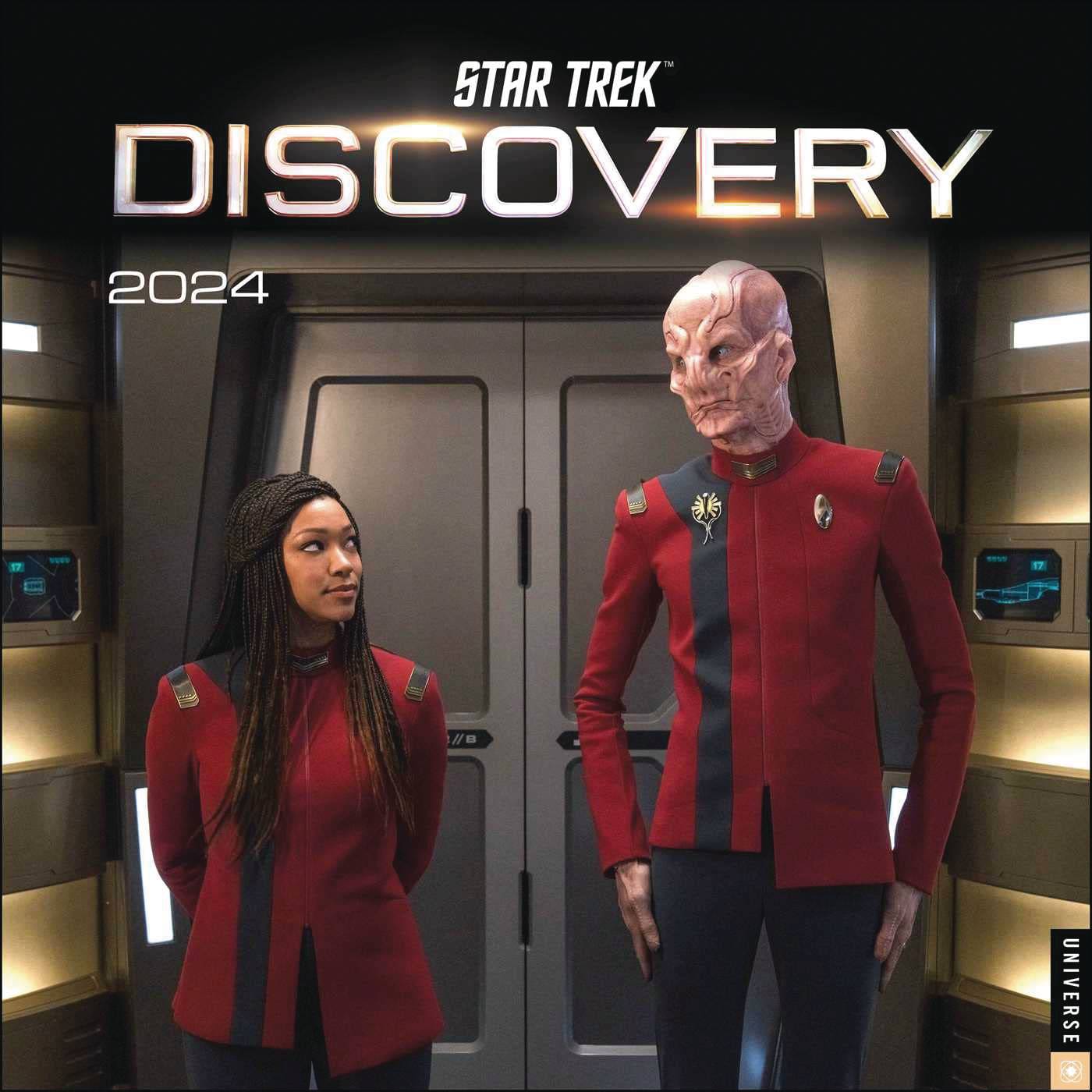 APR231167 STAR TREK DISCOVERY 2024 WALL CALENDAR Previews World   STL270098 