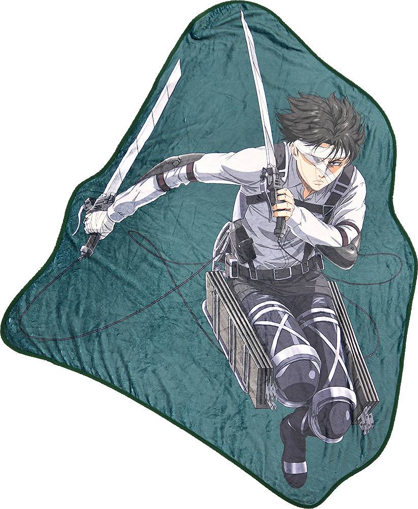 Jan239650 Attack On Titan Wounded Levi Blanket Previews World