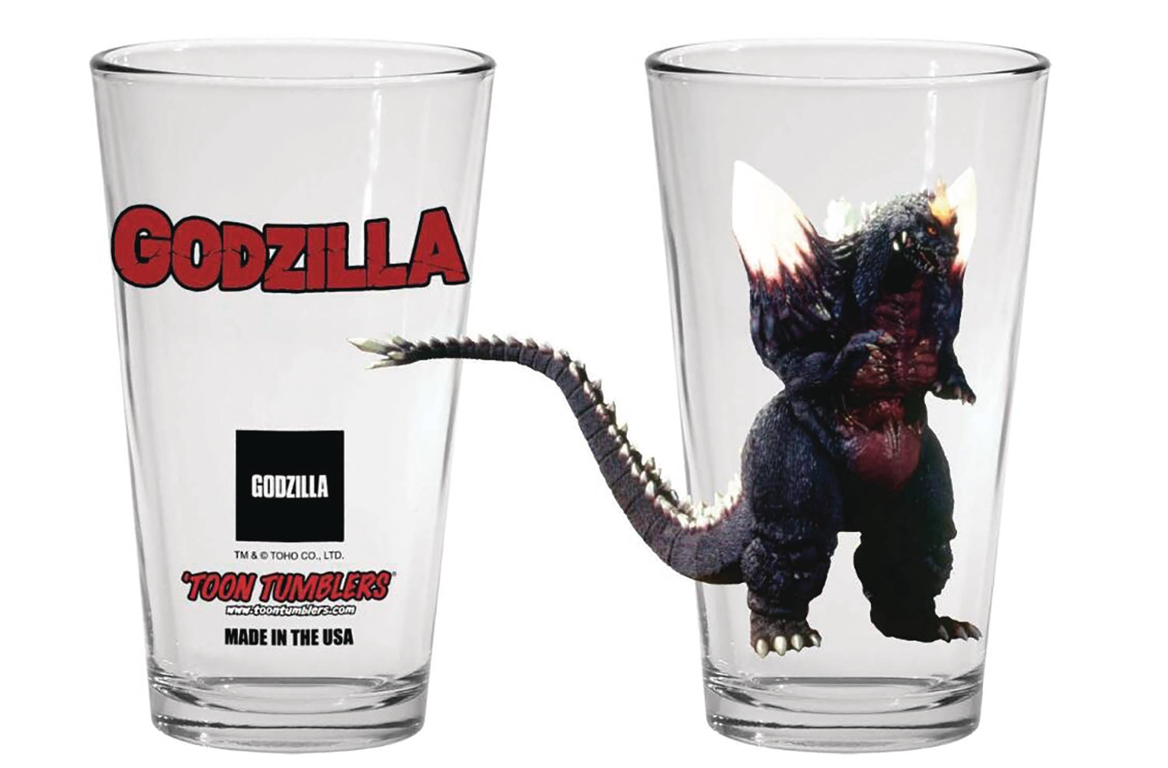 AUG239453 - TOON TUMBLERS SPACE GODZILLA PINT GLASS - Previews World