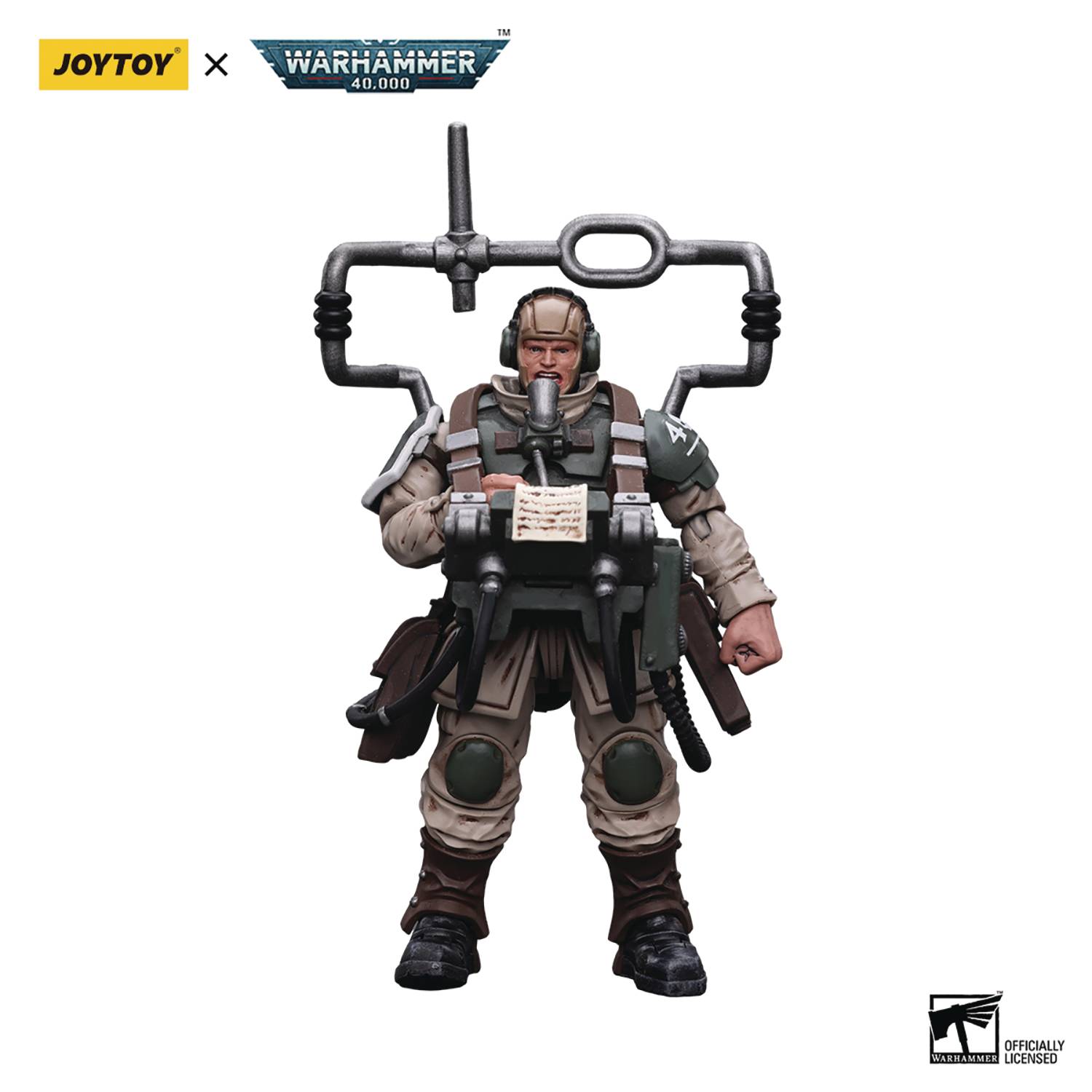 AUG239336 - JOYTOY WH40K CADIAN SQUAD VET MASTER VOX 1/18 AF - Previews ...