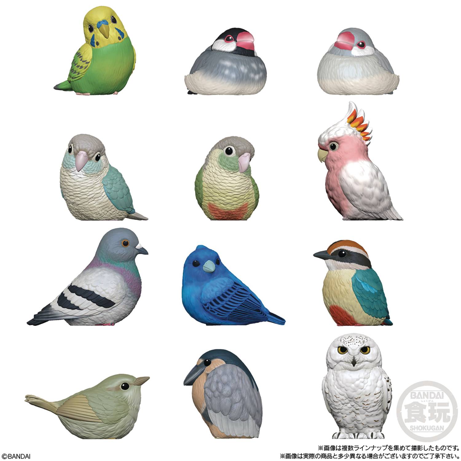 AUG239420 - TENORI FRIENDS 10 BIRD SHOKUGAN TENORI FRIENDS FIG 12PC