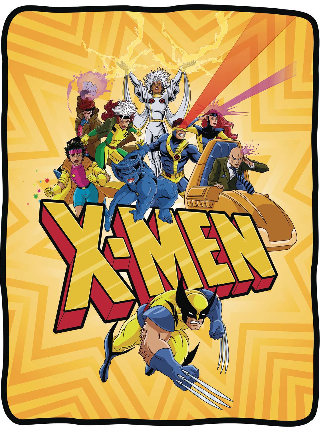 DEC237609 - MARVEL X-MEN GROUP FLEECE BLANKET (Net) - Previews World