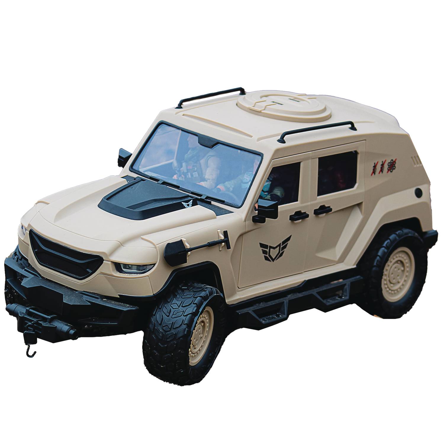 DEC237555 - ACTION FORCE VANGUARD VEHICLE DESERT TAN - Previews World