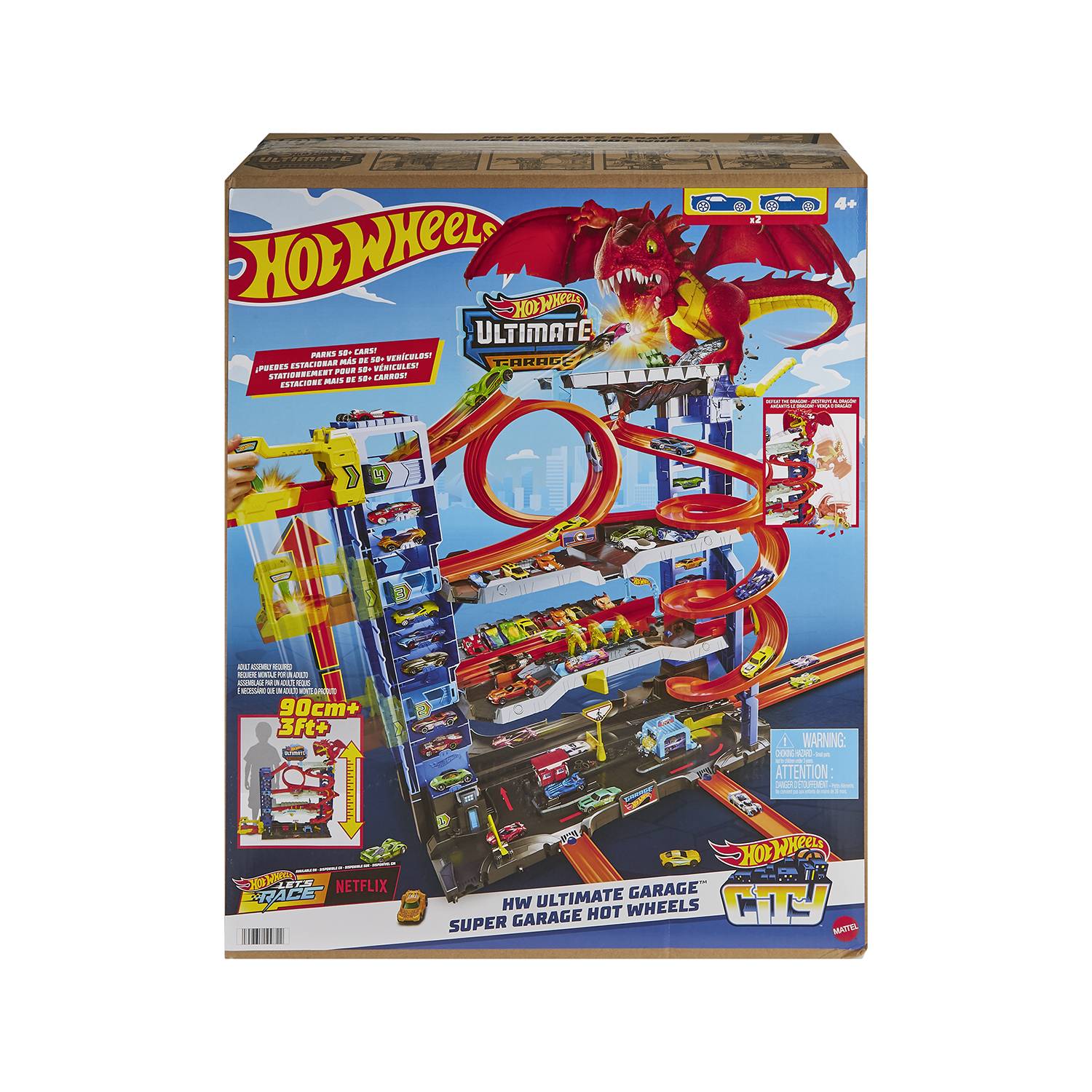 MAR247432 - HOT WHEELS ULTIMATE GARAGE DRAGON PLAYSET - Previews World