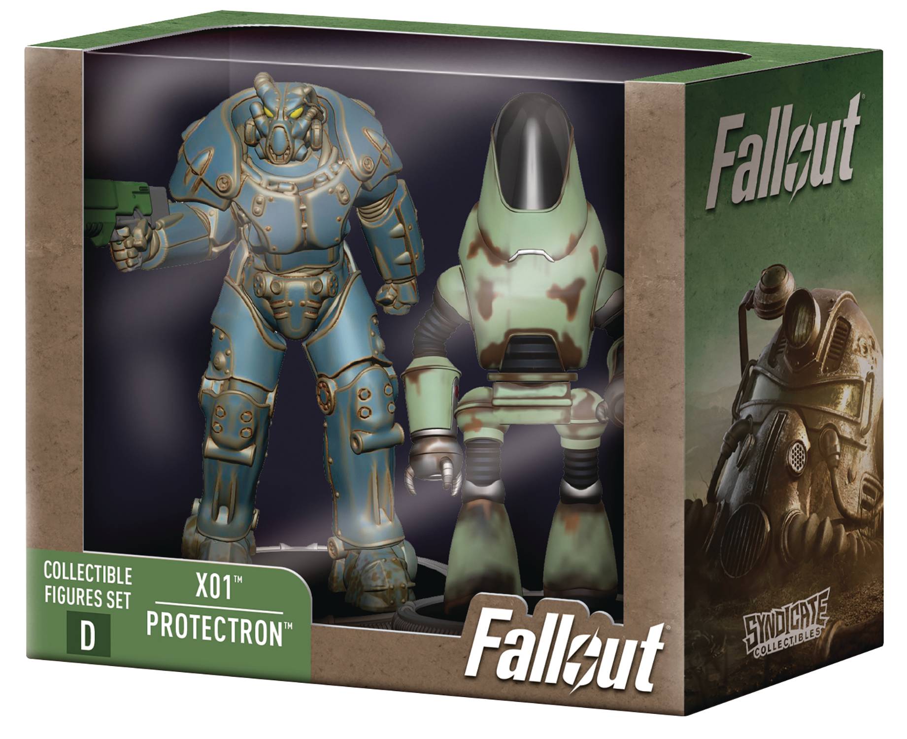 MAR247788 - FALLOUT X01 & PROTECTRON 3IN FIG 2PK DEATHCLAW BAF ...