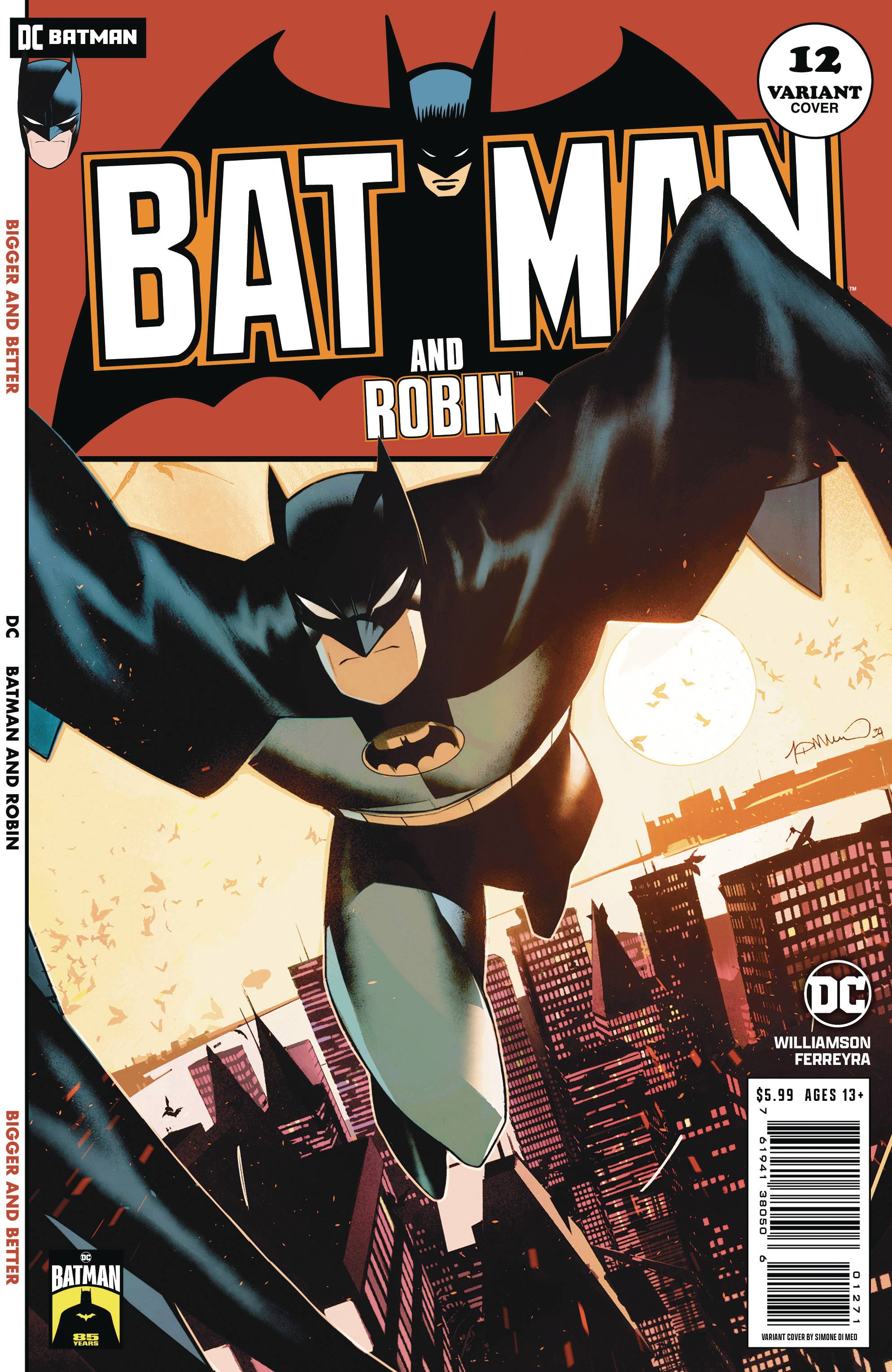 JUN243068 - BATMAN AND ROBIN #12 CVR D DI MEO BATMAN 85TH ANNIVERSARY ...