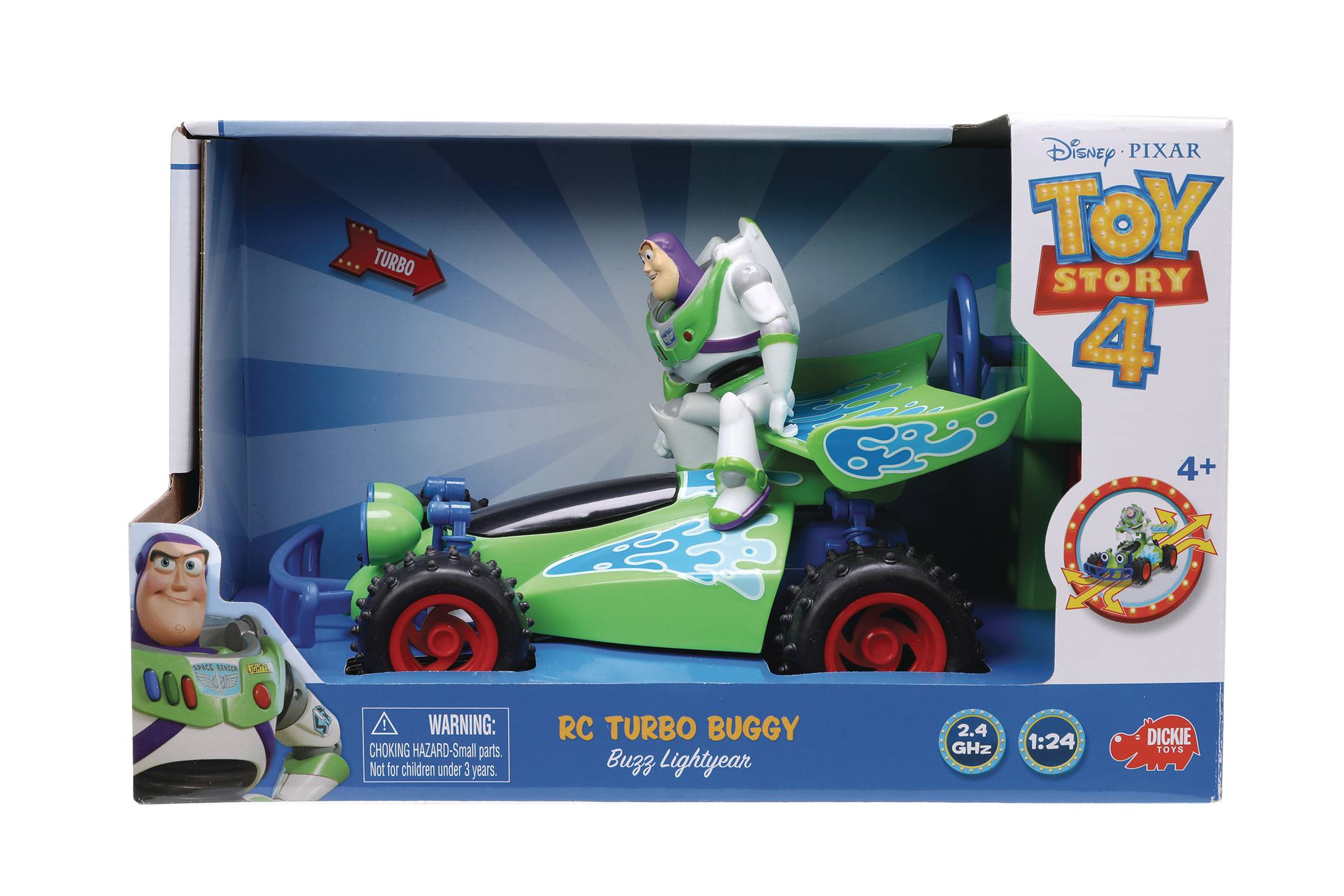 APR248295 - DISNEY PIXAR CARS TOY STORY 4 BUZZ TURBO BUGGY 1/24 R/C VEH ...