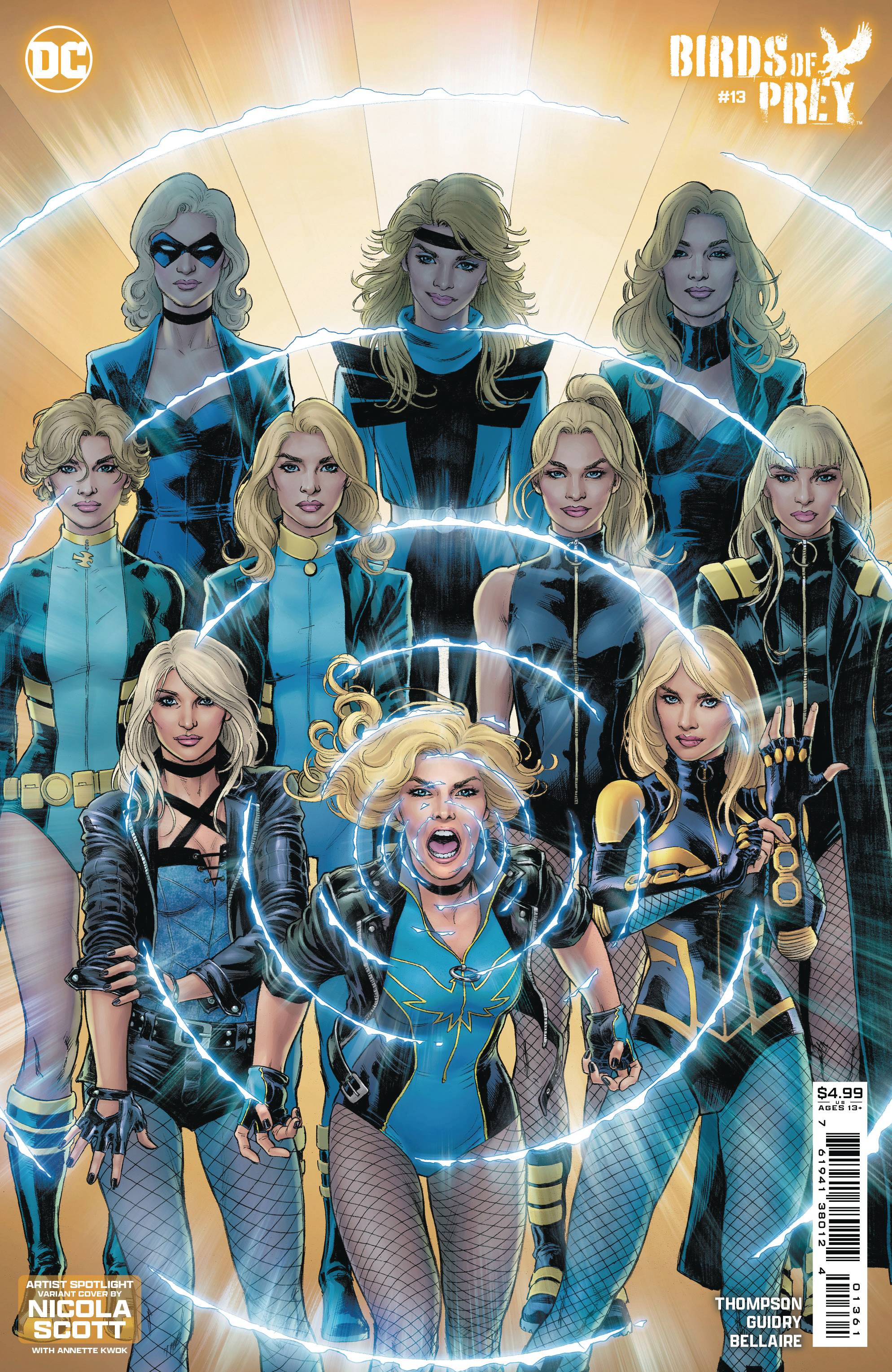 JUL243326 - BIRDS OF PREY #13 CVR D NICOLA SCOTT ARTIST SPOTLIGHT CSV ...