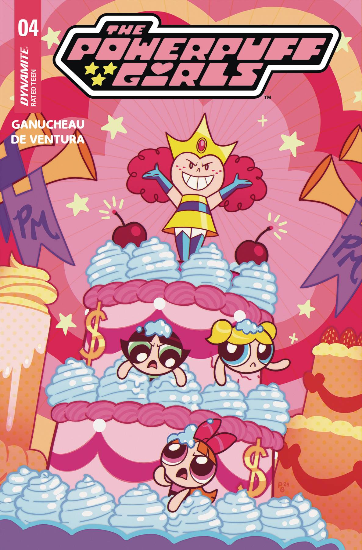 AUG240206 - POWERPUFF GIRLS #4 CVR A GANUCHEAU - Previews World