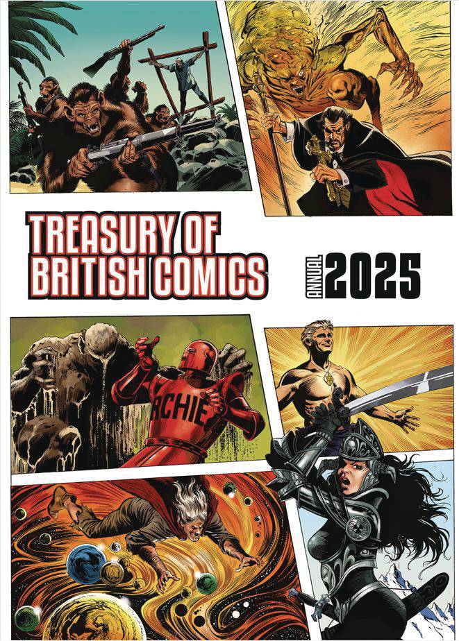 SEP241988 - TREASURY OF BRITISH COMICS ANNUAL 2025 HC - Previews World