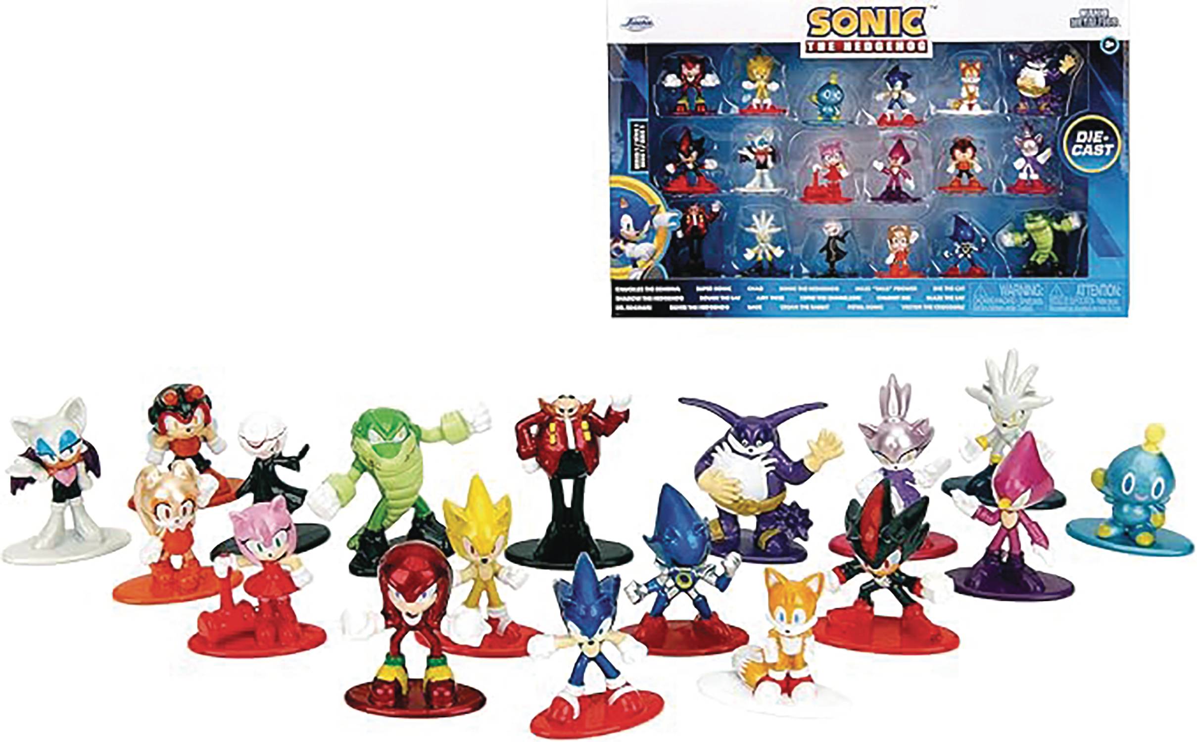 OCT248623 - SONIC THE HEDGEHOG 1.65IN DIE-CAST FIGURES 18 PACK ...