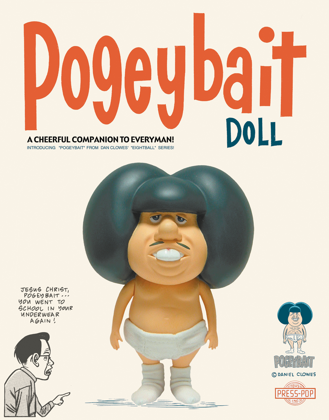 OCT043888 - POGEYBAIT DAN CLOWES EIGHTBALL VINYL FIG - Previews World