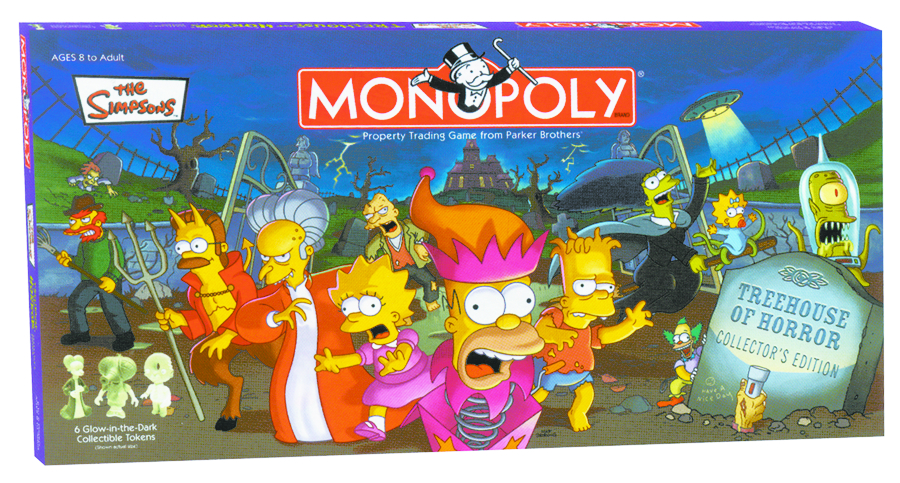 MAY054095 - SIMPSONS TREEHOUSE OF HORROR MONOPOLY - Previews World