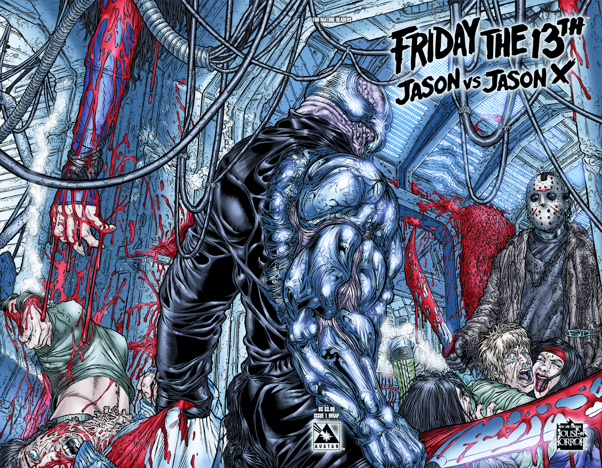 DEC052836 - FRIDAY THE 13TH JASON VS JASON X WRAP CVR #1 (OF 2