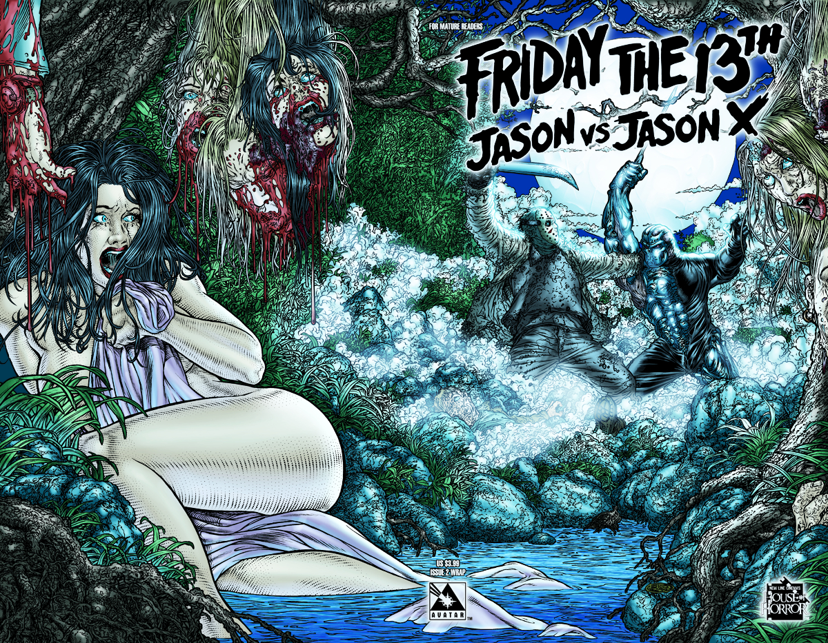 Friday the 13TH <b>jason</b> vs <b>jason</b> X wrap cvr #2 (of 2) (mr) .