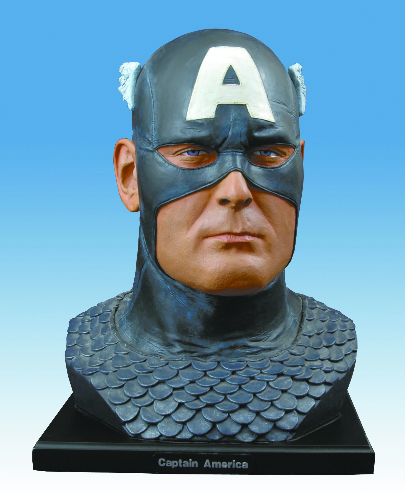 JAN062760 ALEX ROSS CAPTAIN AMERICA HEAD BUST Previews World