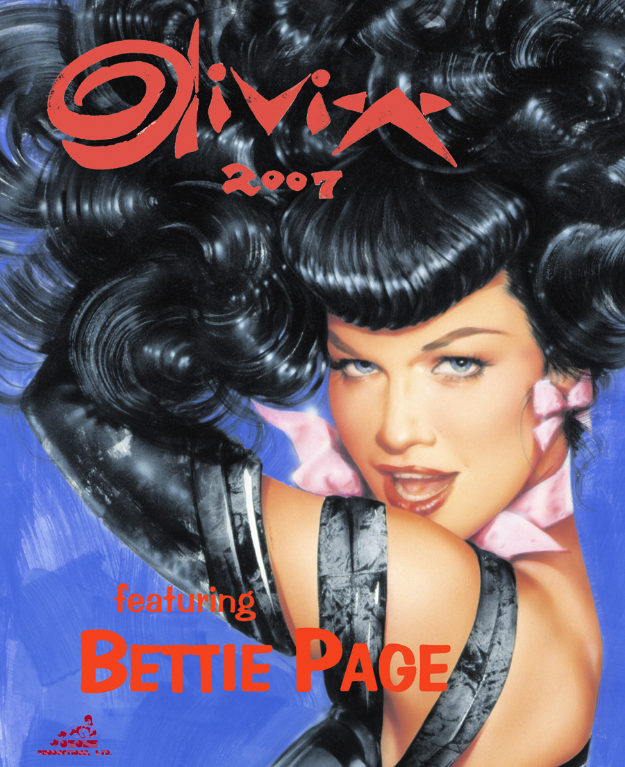 APR063663 OLIVIA BETTIE PAGE 2007 WALL CALENDAR (MR) Previews World