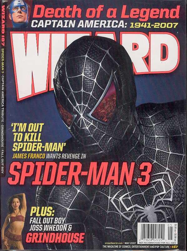 FEB073046 - WIZARD MAGAZINE #187 SPIDER-MAN 3 MOVIE CVR - Previews World