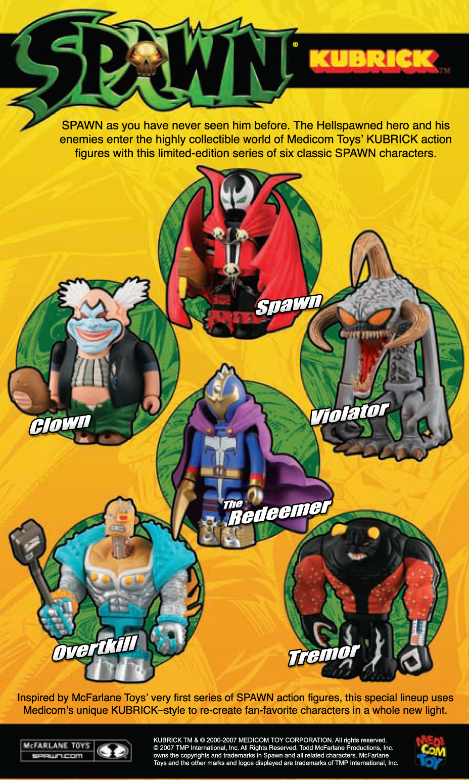 APR071888 - SPAWN KUBRICKS SERIES 1 24PC BMB DIS - Previews World