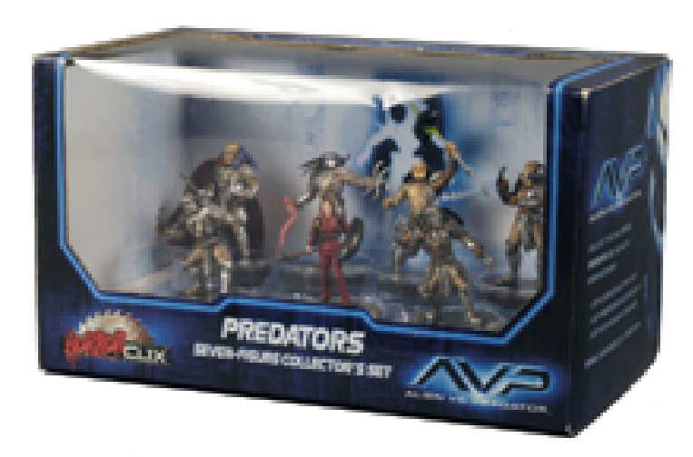 FEB078242 - HORRORCLIX AVP PREDATORS COLLECTORS SET - Previews World