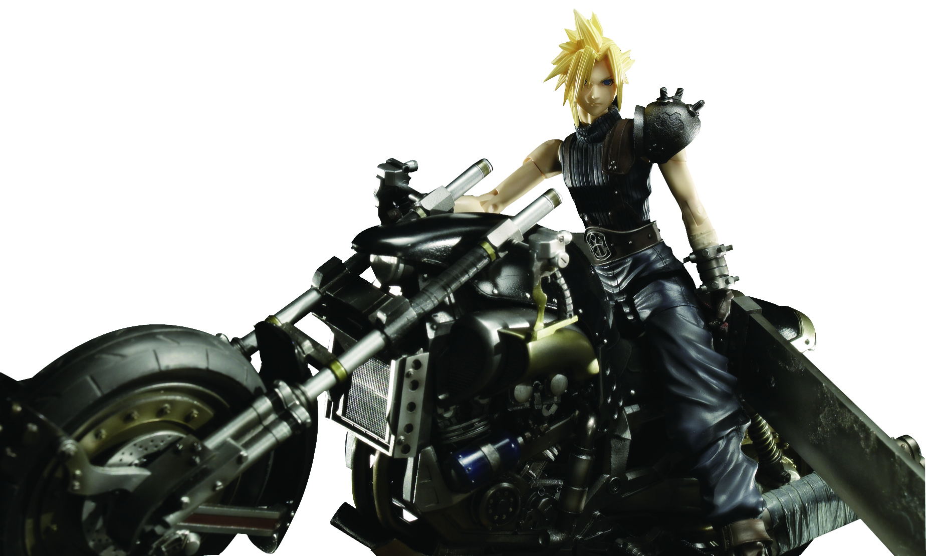 OCT074460 - FFVII PLAY ARTS CLOUD STRIFE & HARDY DAYTONA BOX SET