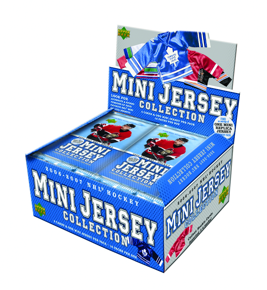 SEP078037 - UPPER DECK 2007 08 MINI JERSEY NHL T/C BOX - Previews