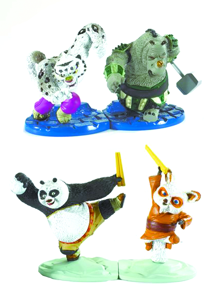 Kung fu online panda action figures