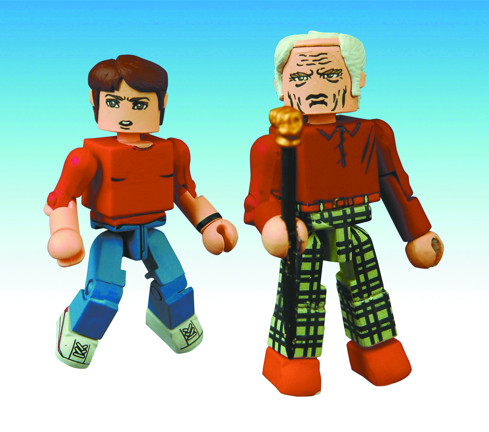 JAN084466 - BTTF PX FUTURE BIFF & MARTY MINIMATES 2-PK - Previews