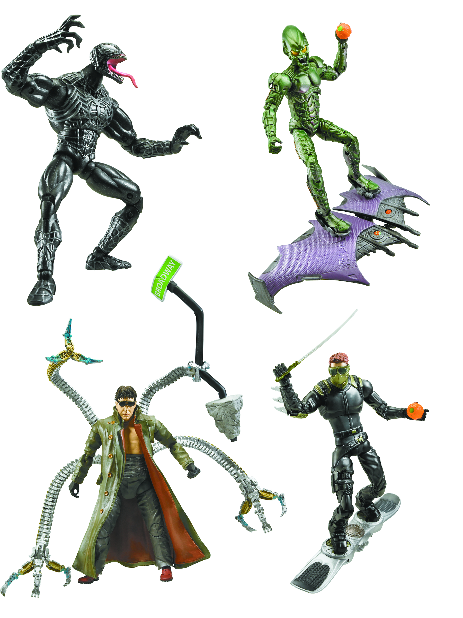 Spider man deals villains toys