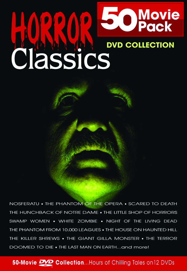 FEB084969 HORROR CLASSICS 50 MOVIE DVD BOX SET MR Previews World