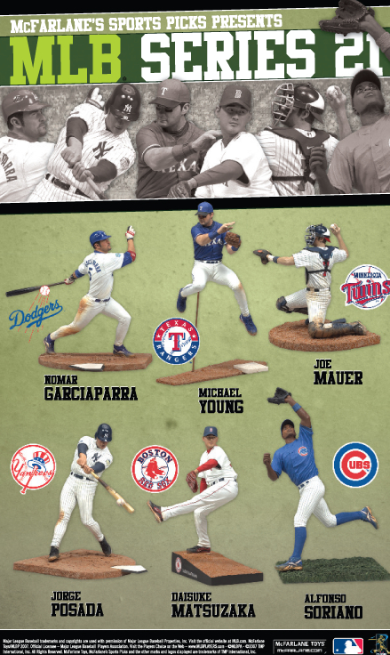 McFarlane Sportspicks MLB Series 21 Nomar Garciaparra 4- Los Angeles Dodgers