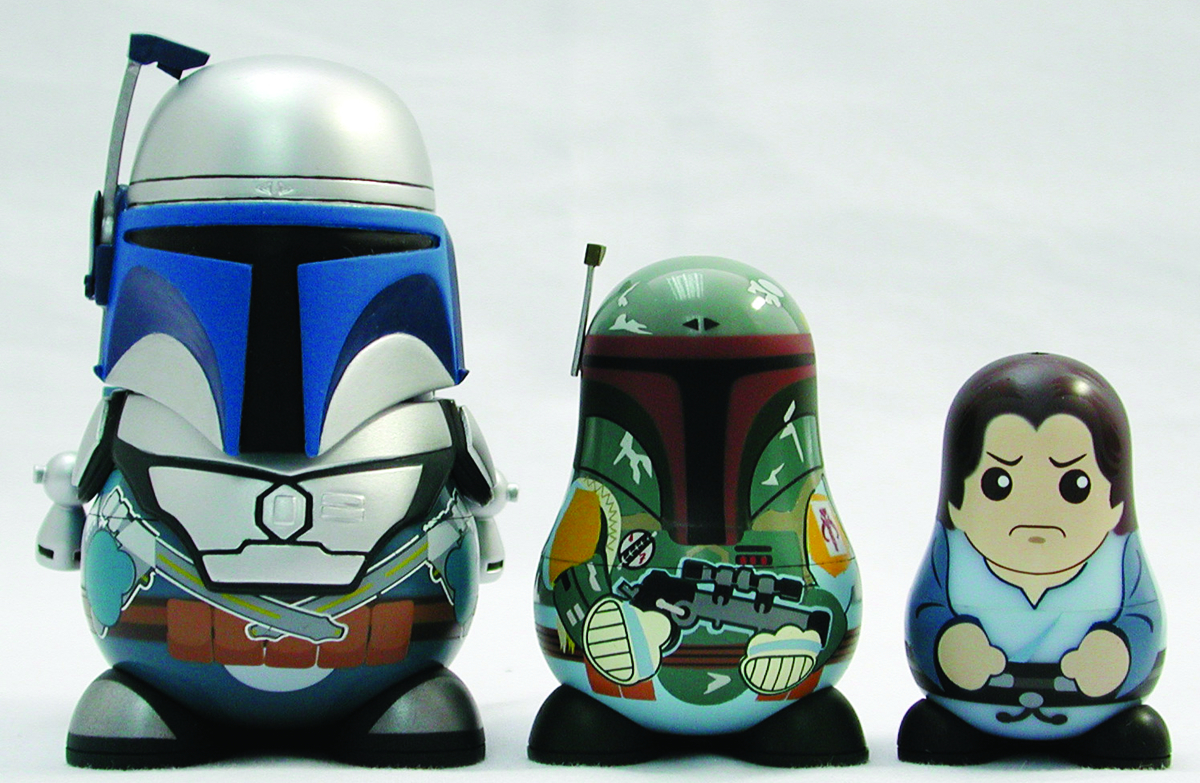 APR091403 - SW JANGO FETT TO BOBA FETT CHUBBY FIG (RES) - Previews