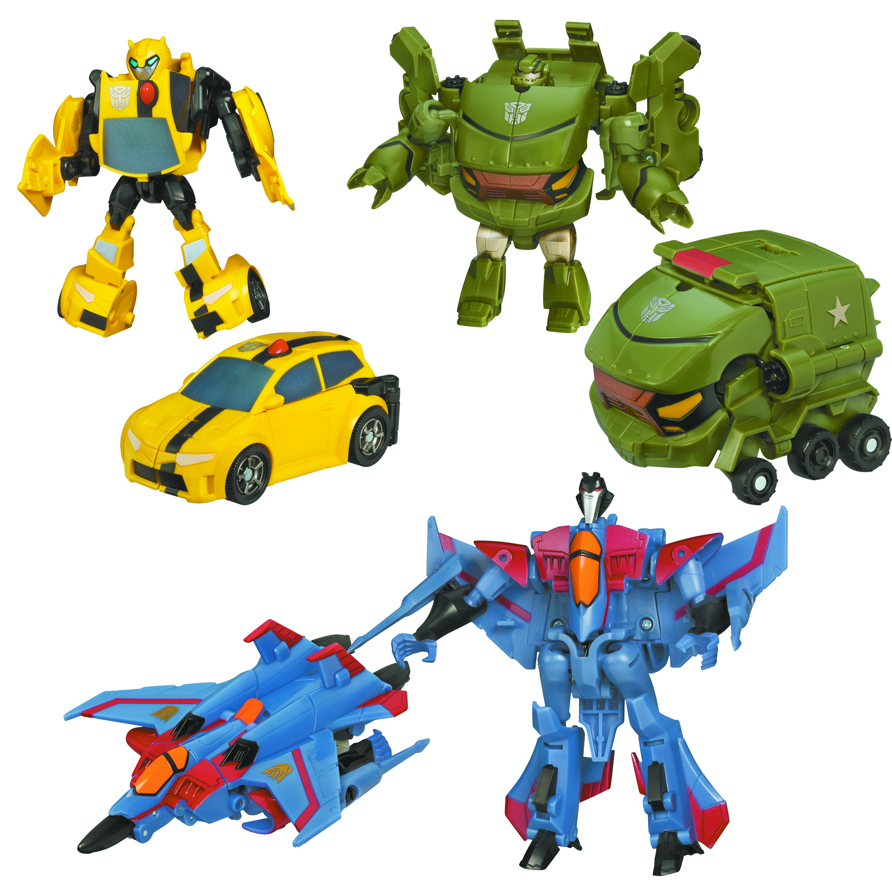 Transformers animated on sale series toys