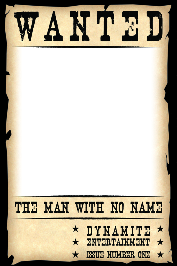 JUN083817 - MAN WITH NO NAME #1 WANTED POSTER BLANK CVR - Previews World