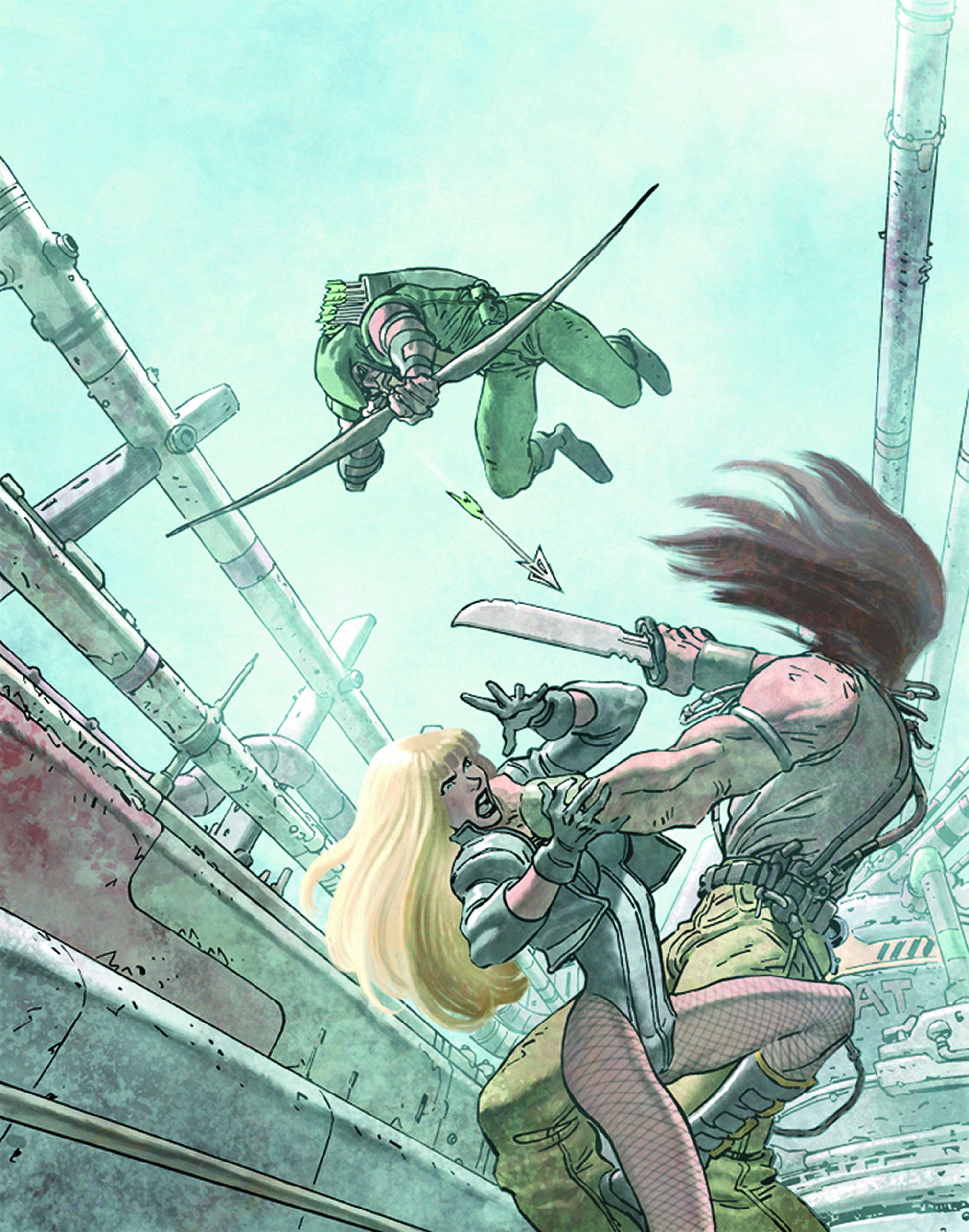 green arrow and black canary arrow