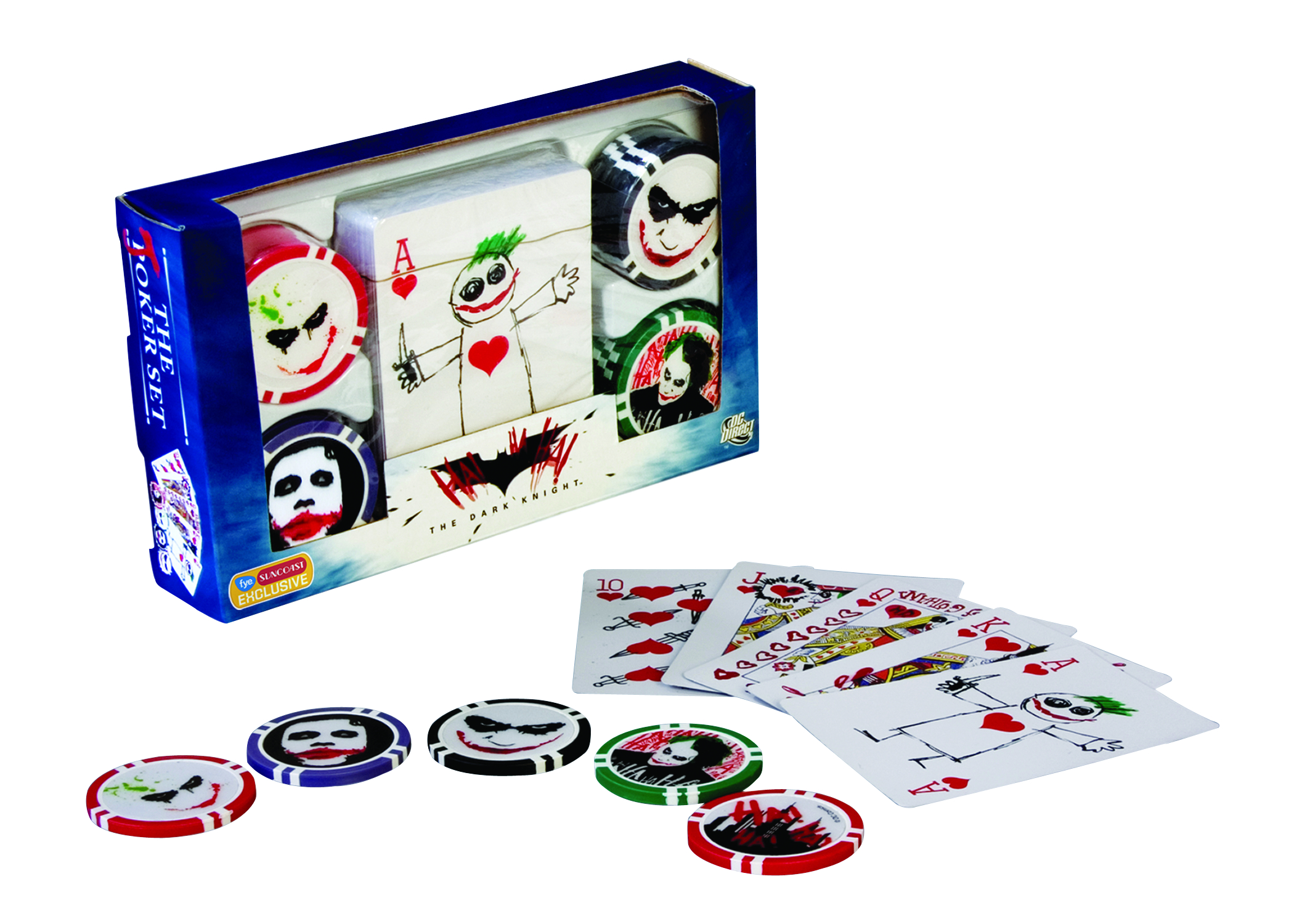 DEC080237 - DARK KNIGHT JOKER POKER PACK - Previews World