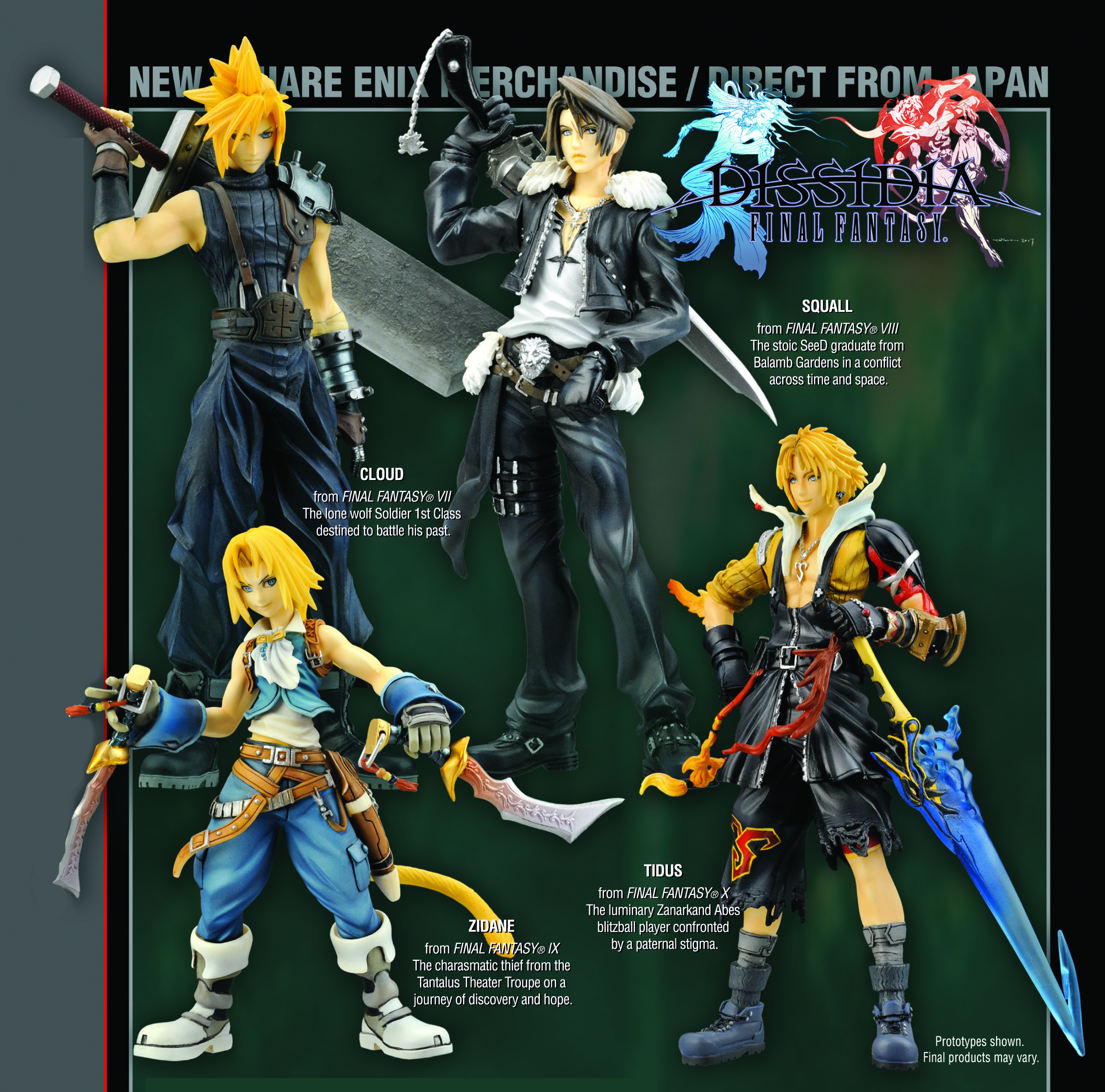 Tidus figure hot sale