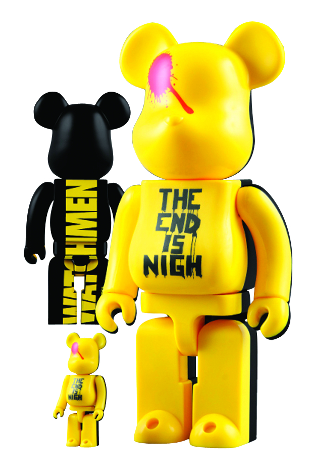 MAR098129 - WATCHMEN BEARBRICK 400/100 PERCENT SET - Previews World