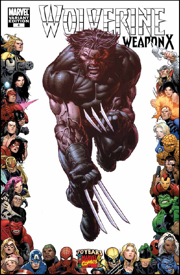 JUN090578 - WOLVERINE WEAPON X #4 70TH FRAME FINCH VAR - Previews