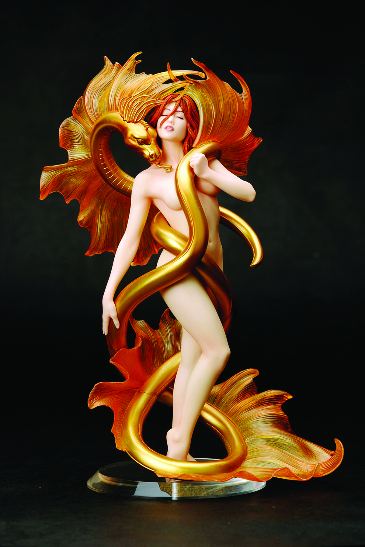 JUL091498 - FFG JULIE BELL GOLDEN LOVER PVC STATUE (MR) - Previews 