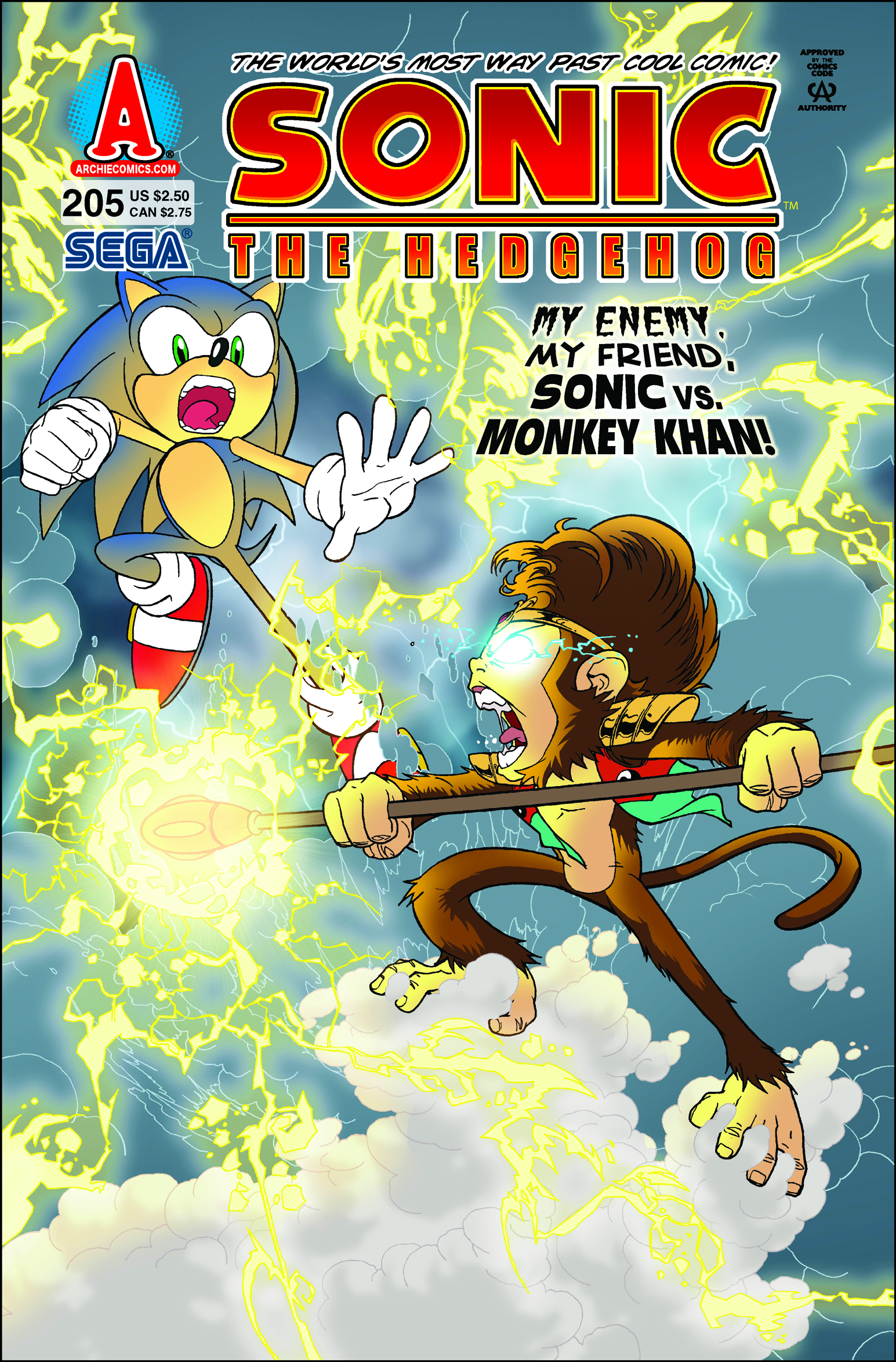 JUL090689 - SONIC THE HEDGEHOG #205 - Previews World