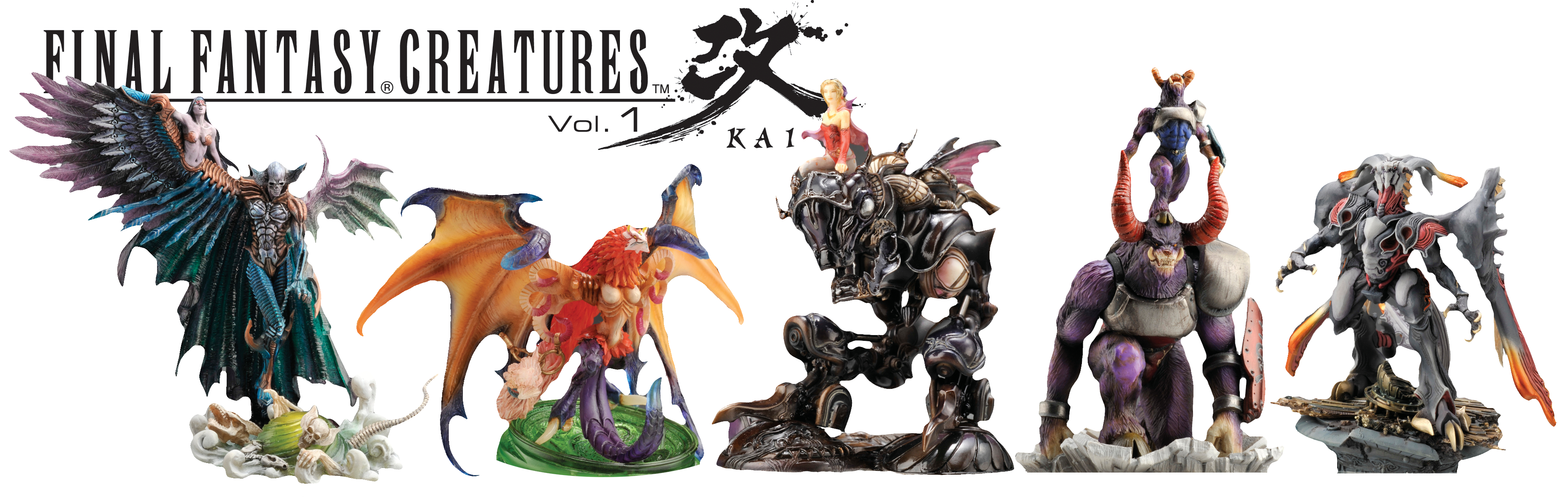 AUG091616 - FINAL FANTASY CREATURES KAI SET VOL 01 - Previews World