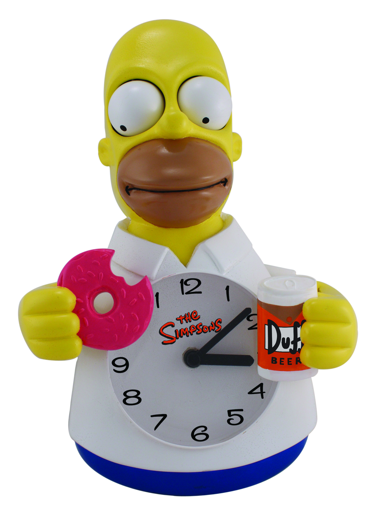 AUG091666 - SIMPSONS HOMER MOVING ARMS WALL CLOCK - Previews World