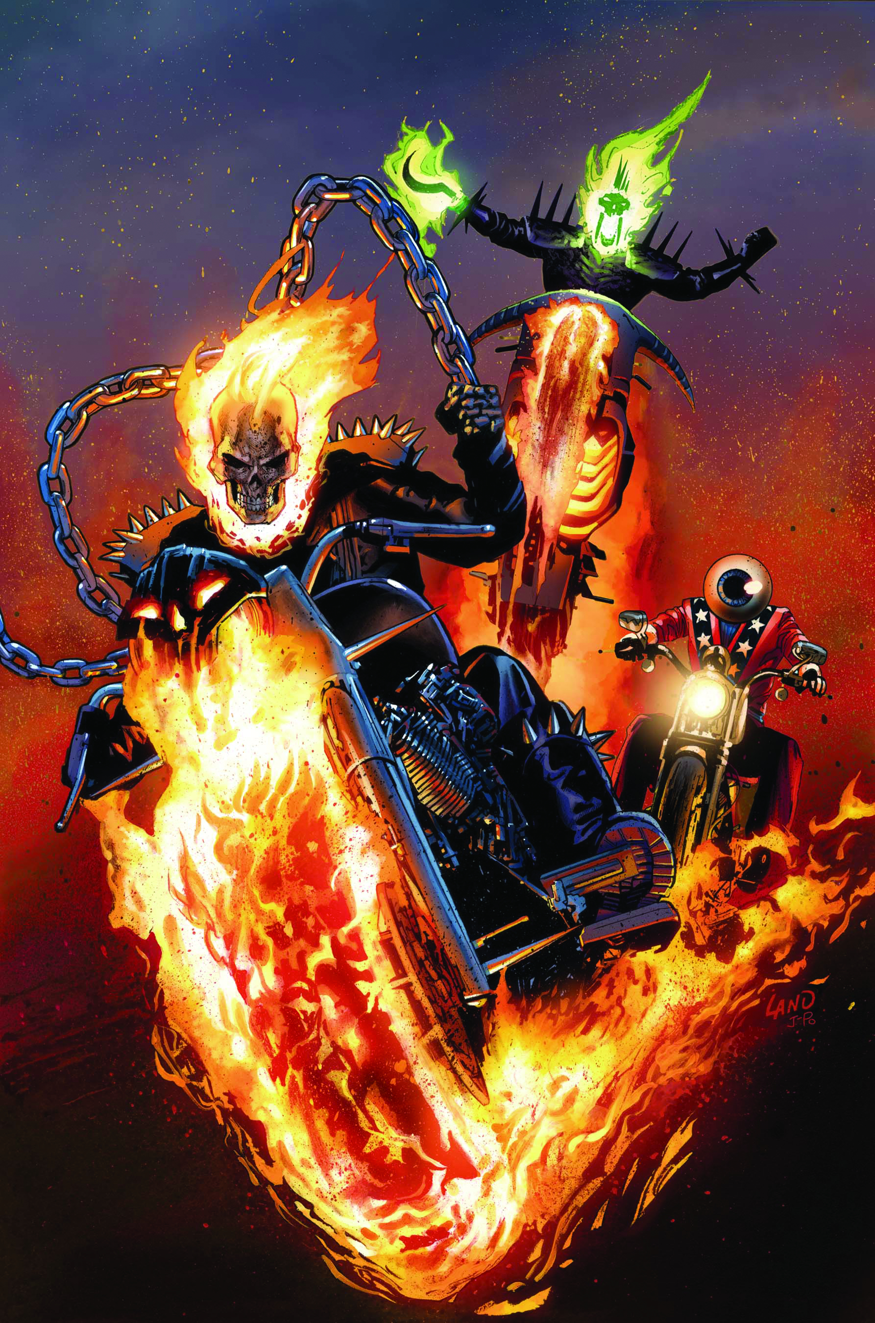 ghost rider red flame