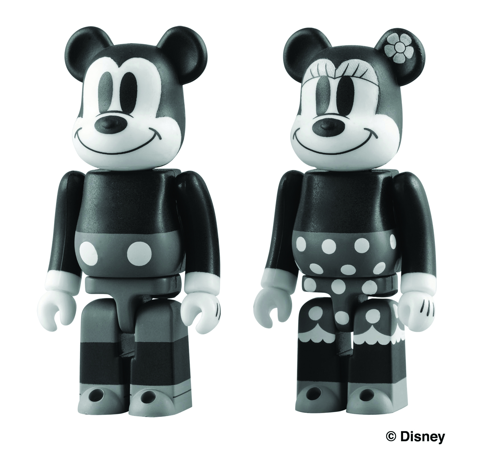 SEP098034 - MICKEY MOUSE & MINNIE MOUSE BEARBRICK 2-PK - Previews World