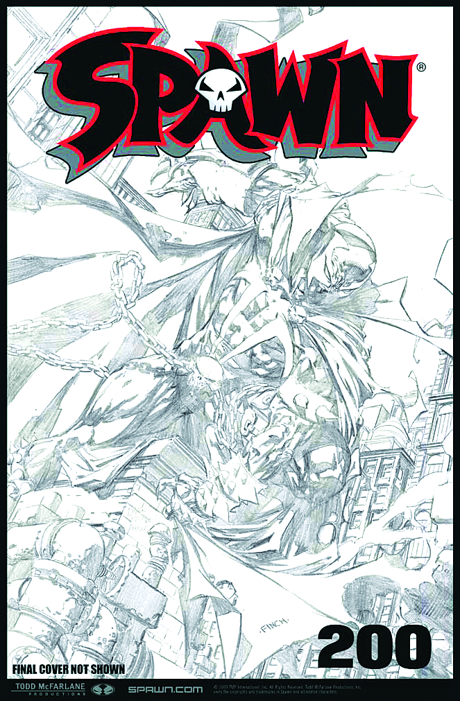 DEC090347 - SPAWN #200 JIM LEE CVR C - Previews World