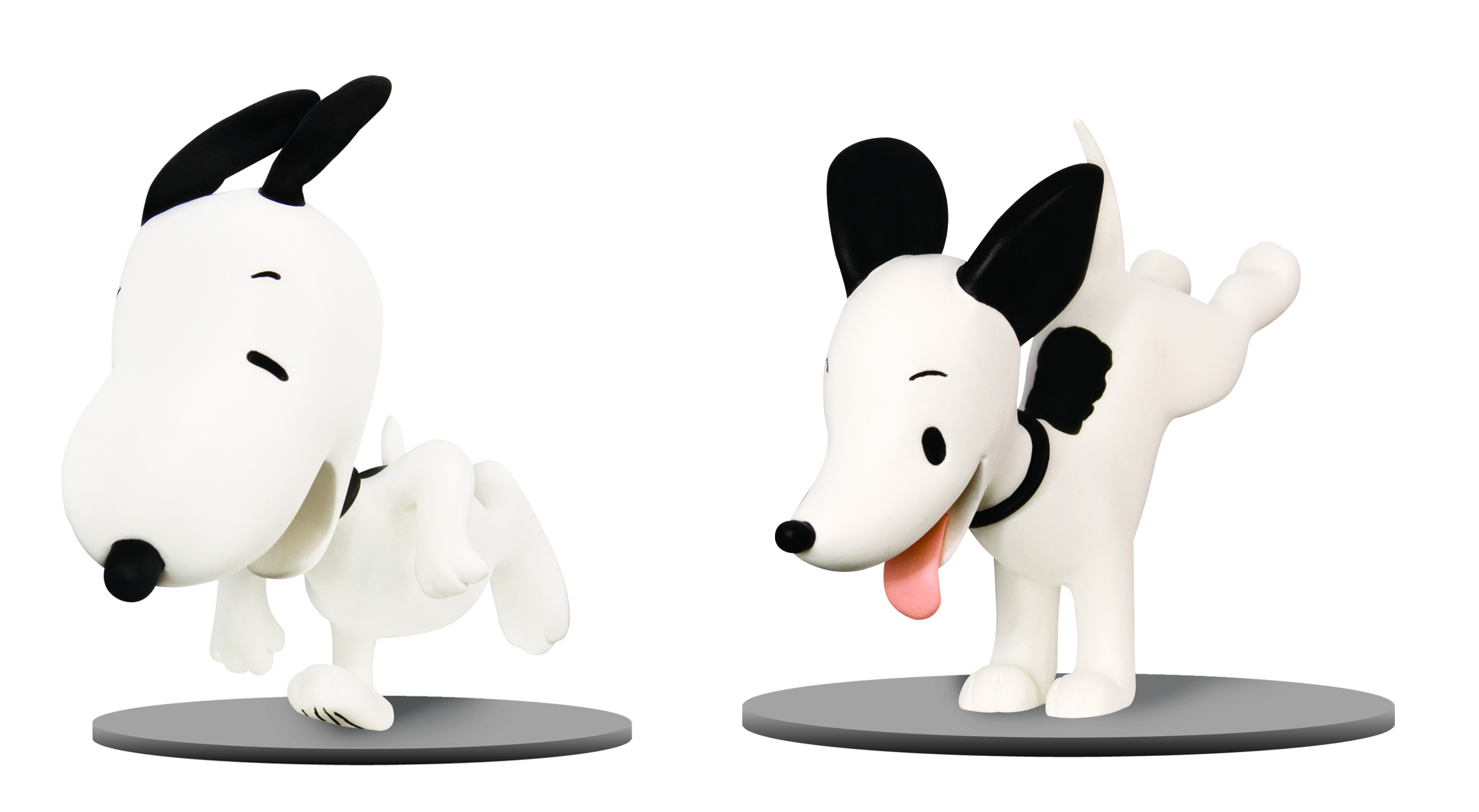 JAN100203 - PEANUTS SNOOPY THEN & NOW FIGURE SET - Previews World