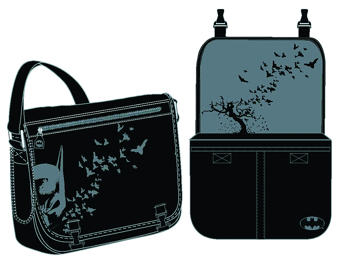 MAR101652 BATMAN MESSENGER PRINT BAG Previews World